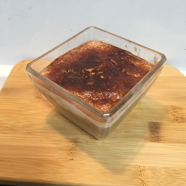 オートミールのティラミス風